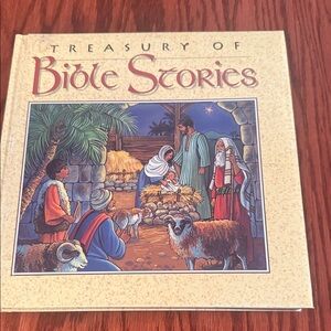 Vintage Treasury of Bible Stories Hardcover Illust. Children’s Christian Book